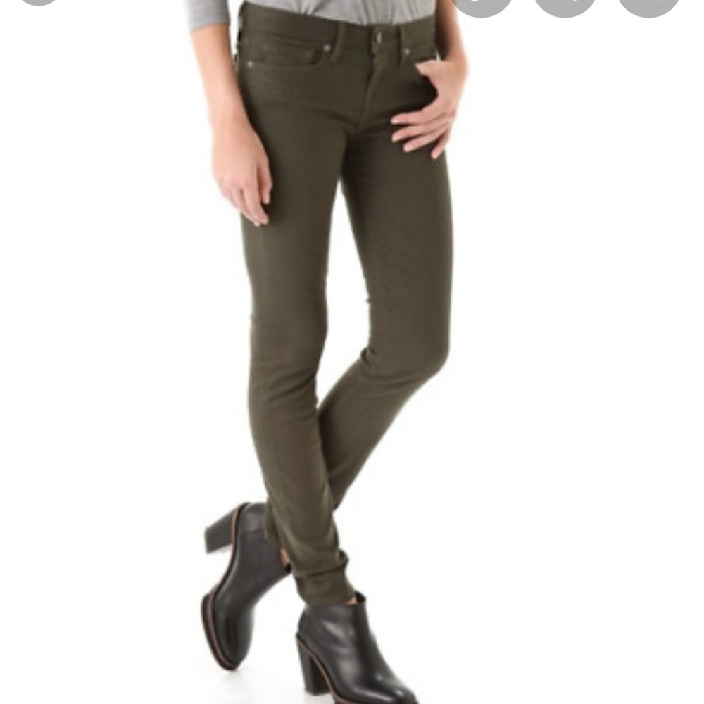 🌺🌼🌻Vince 5 Pocket Skinny Leg Light Olive Pants - Picture 1 of 7